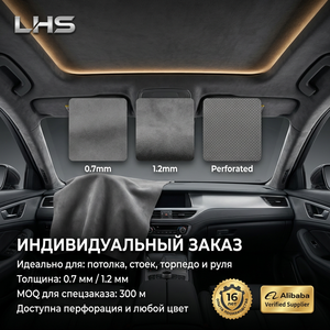 Cuero de Microfibra de 0.7mm para Revestimiento de <span class=keywords><strong>Techo</strong></span> de Auto, Tela de Tapicería de Lujo para Interiores de Automóviles, <span class=keywords><strong>Precio</strong></span> de Fábrica, MOQ Bajo - Product Image 5