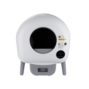 Bac <span class=keywords><strong>à</strong></span> <span class=keywords><strong>sable</strong></span> autonettoyant pour chats avec application de rinçage facile 65L grand espace 9L - Product Image 1