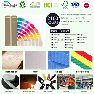 Tùy chỉnh in Jacquard satin mô hình thiên vị đàn hồi ràng buộc Băng 15mm & 25mm rộng polyester nylon bông vải dây đeo ban nhạc - Product Image 2