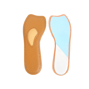 Semelles orthopédiques en cuir 3/4 <span class=keywords><strong>pour</strong></span> escarpins et talons hauts avec soutien de la voûte plantaire, inserts de chaussures à bout ouvert <span class=keywords><strong>pour</strong></span> femmes HA00375 - Product Image 2