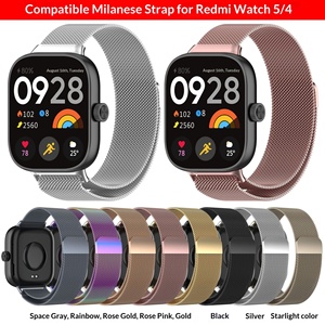Correa de <span class=keywords><strong>Reloj</strong></span> de <span class=keywords><strong>Malla</strong></span> Metálica Milanesa en Oferta para Redmi Watch 4/<span class=keywords><strong>5</strong></span>/6, Compatible con <span class=keywords><strong>Xiaomi</strong></span> Mi Band 9 Pro, Directo de Fábrica, OEM - Product Image 1