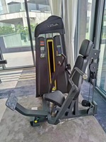 Appareil de musculation commercial : Rameur assis horizontal et équipement de traction dorsale, avec pile de poids sélectionnable, pour entraînement du haut du corps en salle de sport