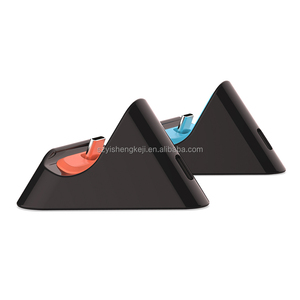 Dock di ricarica portatile a triangolo <span class=keywords><strong>singolo</strong></span> Base in plastica ABS tipo-C carica rapida Stander per Console di gioco interruttore NS2 accessorio - Product Image 5