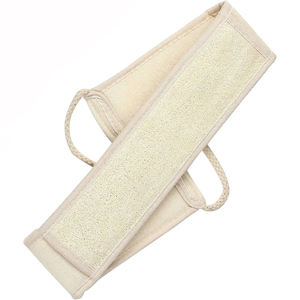 Brosse exfoliante double face en loofah, style moderne, conception simple, longue bande pour le dos, pour frotter et masser, vente en gros - Product Image 1