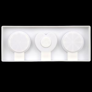 Moule en silicone de qualité alimentaire pour sucettes en forme de cœur d'orange, pour glaces et bâtonnets, sans BPA, en résine, fabrication manuelle OEM/ODM - Product Image 3