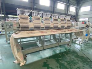 تصميم جديد للقبعات الصناعية القابلة للبرمجة بستة رؤوس التطريز من المصنع ، وإبر - Product Image 2