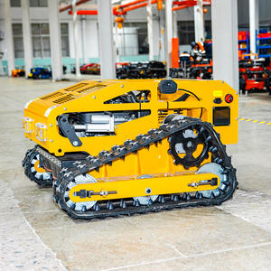 Недорогая оптовая газонокосилка-робот на гусеничном ходу для фермерских хозяйств, 800 мм, 900 мм, 1000 мм, с бензиновым двигателем, сертифицированная CE - Product Image 2