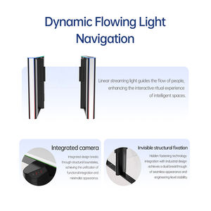 Suministros del fabricante Puerta oscilante de velocidad Puerta de acceso peatonal para edificios de oficinas Puntos escénicos Escuelas con reconocimiento facial - Product Image 3