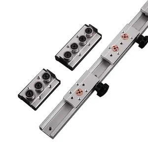 SGR20 Rectangle Wheel Rail Gcr15 Axis Linear Motion Guide Steel Rail And Wheels Double Axial Core Linear Guide For CNC