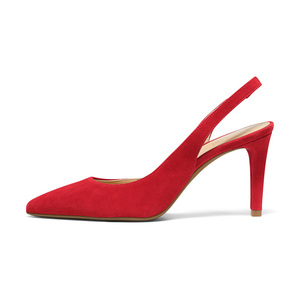 Customized Label Pointed Toe Party Wear D'Orsay Slingback Ladies High Heel <b>Sandals</b> - Product Image 6