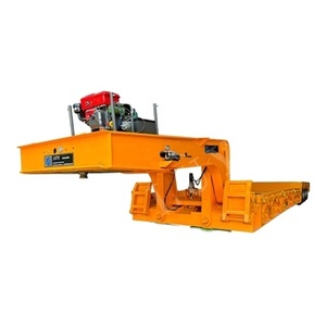 LUYI Semi-remorque surbaissée à col de cygne 80 tonnes 4 essieux détachables Grooseneck Heavy Objects Carrier Low Boy Flatbed Truck Trailers - Product Image 1