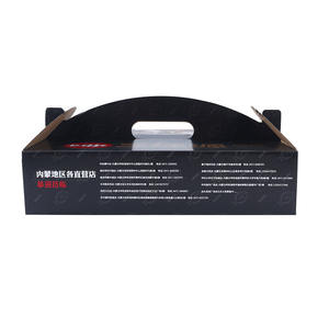 Boîtes à <span class=keywords><strong>pizza</strong></span> jetables biodégradables en papier alimentaire personnalisées, impression sur carton ondulé, boîte à <span class=keywords><strong>pizza</strong></span> pliable - Product Image 5