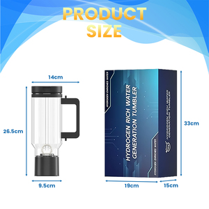 Bottiglia d'Acqua Idrogenata con Schermo Touch, Generatore di Idrogeno Portatile USB SPE, Bottiglia d'Acqua H2 per Regali - Product Image 5