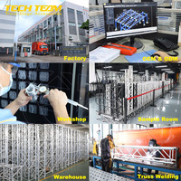 Estructura Truss de Aleación de Aluminio de 400*400mm 290*290mm para Escenario Sistema Truss para Eventos al Aire Libre y Techo de Conciertos