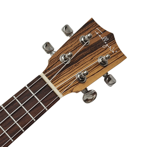 Ukelele de Madera de Zebrano de 21 y 23 Pulgadas, Soprano, Acabado Mate, Madera Exótica Hawaiana, Guitarra Pequeña, Venta al Por Mayor - Product Image 4