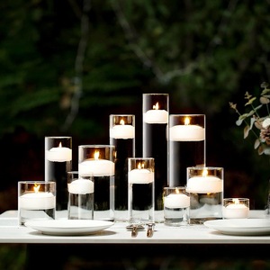 <span class=keywords><strong>Vaso</strong></span> ad alta borosilicato trasparente in vetro uragano per la casa elegante che crea atmosfera accessori per candele per matrimoni/eventi - Product Image 6