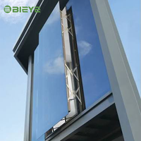 Ventana Corredera Paralela de Alto Rendimiento con Marco de Aluminio y Gran Área de Vidrio, Precio Económico Personalizado para Proyectos Residenciales y Hoteles