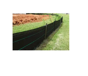 Tissu de clôture anti-sédiments industriel durable en polypropylène stabilisé aux UV pour le contrôle de l'érosion en agriculture et en construction, longue durée - Product Image 3