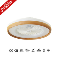 Ventilateur de plafond 1stshine de qualité supérieure, style luxueux, haut de gamme, écologique, confortable, résistant au vent, avec éclairage LED