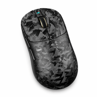 Attack Shark RS3Ultra 42000DPI Sensor PAW3955MAX Dual 8K Polling 66g Serat Karbon Tri Mode Mouse Gaming Nirkabel Isi Ulang