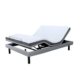 Matelas réglable en mousse à mémoire de forme, tissu confortable, doux et flexible, de haute densité, vente en gros, usine