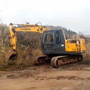 Mini Excavadora Pequeña de 15 Toneladas, Excavadora de Cadenas Hyundai C150 Usada, de los Mejores Vendedores - Product Image 1