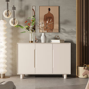 <span class=keywords><strong>ตู้</strong></span>เก็บ<span class=keywords><strong>รองเท้า</strong></span>แบบโมเดิร์นหรูหราสไตล์<span class=keywords><strong>ว</strong></span>าบิซาบิ สีครีม แบบหลายบาน ติดตั้งในตัว สามารถเคลื่อนย้ายได้ ผลิตจากวัสดุลามิเนต สำหรับห้องนั่งเล่น พร้อมบานประตูและลิ้นชัก - Product Image 3