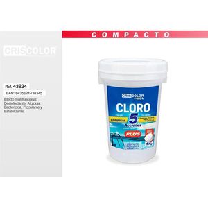 Producto Compacto de 1KG para Tratamiento Eficiente del Agua en Piscinas, Material PP, Cloro - Product Image 2