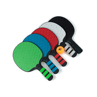 Raquettes de tennis de table populaires pour débutants en stock – Raquettes de tennis de table intégrées en plastique, durables et légères, avec poignée en silicone