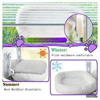 Fenêtre soleil chat hamac balcon été chat nid verre mur aspiration suspendu perche fourniture de meubles pour animaux de compagnie