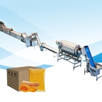 Ligne de production de chips de citrouille séchées à bon prix, machine de transformation de farine de citrouille déshydratée, usine de fabrication de poudre de citrouille