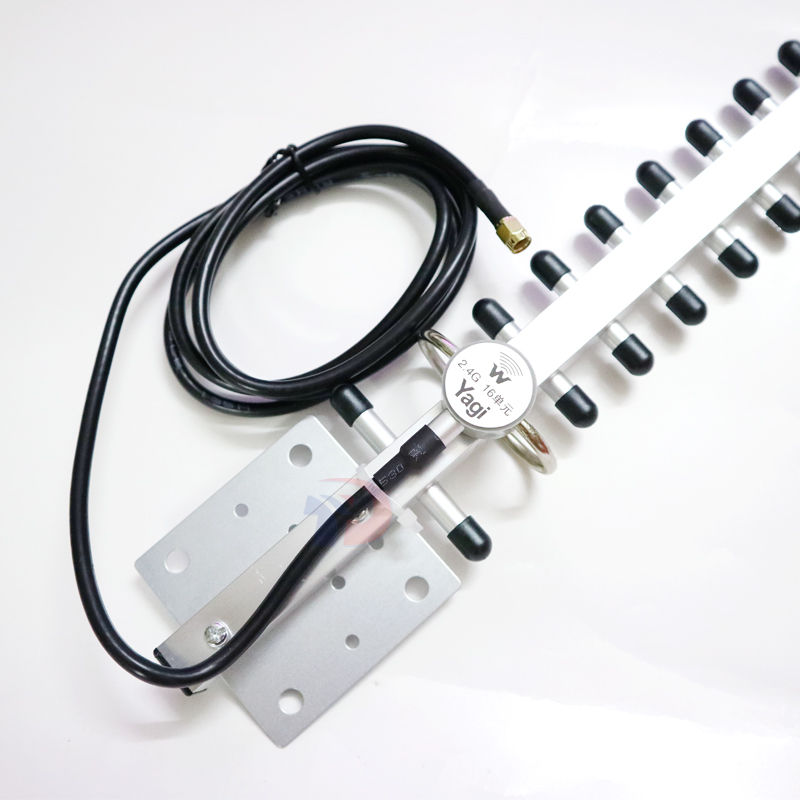 Antenna Direzionale RP-SMA 2.4Ghz 25Dbi Per Router Wifi Con Cavo