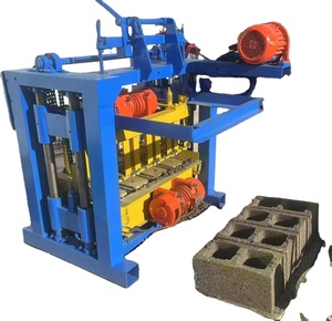 Máquina pequeña móvil para fabricar ladrillos, máquina manual para fabricar ladrillos entrelazados, máquina hidráulica para fabricar bloques de hormigón - Product Image 1