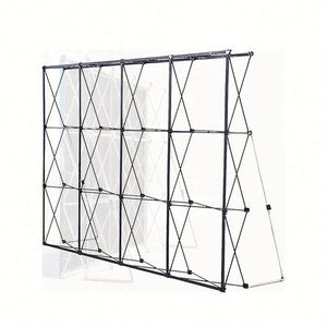 ราคาโรงงาน คุณภาพสูง แบนเนอร์ฉากหลังแบบพับได้สำหรับงานแสดงสินค้า อลูมิเนียม แข็งแรง ทนทาน โปรโมชั่นพิเศษ รับทำตามแบบ - Product Image 4