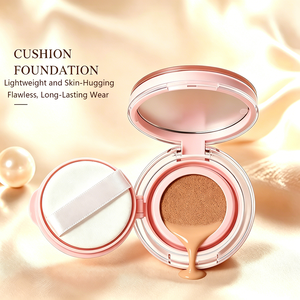 OEM Sunscreen Cushion <b>Foundation</b> SPF50+ Oil Control Waterproof BB Cushion Custom Shades Private Label Cosmetics - Product Image 5