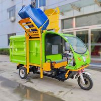 Tricycle compacteur de véhicule électrique, camion à ordures bon marché, fabriqué en chine pour camion à benne, camion à ordures, voiture