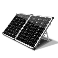 Kits de chargeur solaire portables 550W-600W Interface USB monocristalline pliable pour téléphone pour le camping et l'alimentation de secours en plein air