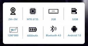 Vente en gros le plus récent 10 pouces SC Android Tablet PC 4G 2 + 32GB étanche antichoc USB-C OEM pour un usage professionnel Garantie 1 an - Product Image 5