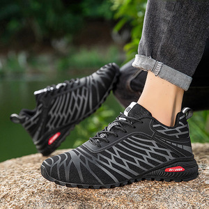 Chaussures décontractées pour hommes, légères, respirantes, avec empeigne en mesh et semelle en caoutchouc, pour toutes les saisons, chaussures de marche - Product Image 2