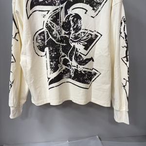 Sweat-shirt à capuche rétro délavé de haute qualité, 100% coton, poids lourd, manches longues, style streetwear, décontracté, émotions mixtes, pour hommes - Product Image 4