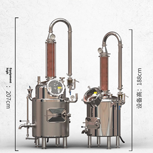 304 acier inoxydable pur cuivre huile essentielle pure <span class=keywords><strong>rosée</strong></span> Machine whisky <span class=keywords><strong>vin</strong></span> brasseur équipement de Distillation - Product Image 1