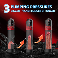 Pompe d'agrandissement électrique magnétique ABS+Silicone à 5 vitesses, pompe d'agrandissement du pénis pour homme, jouet sexuel pour adulte - Vente Flash