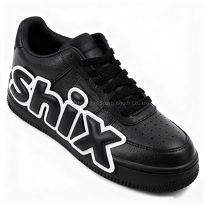 Sneakers di Lusso Personalizzabili OEM ODM 2026, Scarpe Casual in Pelle di Alta Qualità per Uomo e <span class=keywords><strong>Donna</strong></span>, Bianche e <span class=keywords><strong>Nere</strong></span> - Product Image 2