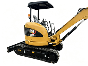 รถขุดตีนตะขาบขนาดเล็ก Caterpillar CAT303Ecr มือสอง 3 ตัน ปี 2022 ความจุบุ้งกี๋ 0.09 ลูกบาศก์เมตร เหมาะสำหรับงานจัดสวน รุ่นที่ใช้ร่วมกันได้ 303ECR - Product Image 1