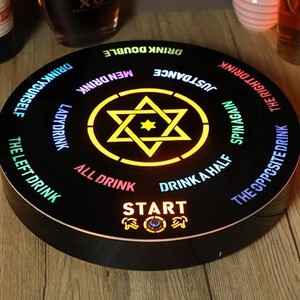 วงล้อเกมเรืองแสง LED ขนาด 35 ซม. ทำจากอะคริลิก สำหรับเกมดื่มเหล้าใน KTV และไนท์คลับ - Product Image 2