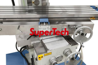 Fraiseuse à tourelle à 3 axes Supertech X6325, équipée du système GSK, nouvelle fraiseuse universelle verticale à haute efficacité
