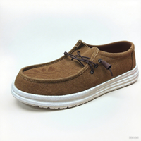 Logo personnalisé hommes minimaliste zéro goutte pieds nus toile pieds nus chaussure hommes décontracté urbain travail bureau Stress mocassins étincelles