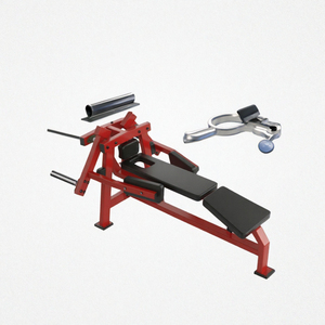 Adjustable Steel Leg Extension Curl Machine Plate Loaded <b>Bench</b> <b>Workout</b> Equipment for Home Gym Fitness - Product Image 3