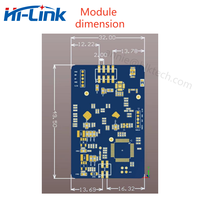 Radar à ondes millimétriques HLK-LD2460 2T4R pour le suivi de trajectoire multi-cibles et la détection humaine statique et mobile pour le contrôle à domicile, au bureau et à l'hôtel
