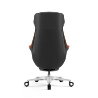 Chaise de bureau pivotante exécutive moderne et réglable, chaise de bureau en cuir PU, chaise de patron ergonomique